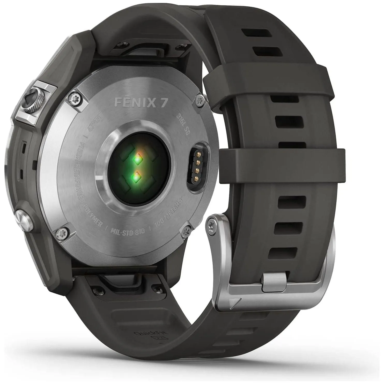 Garmin Fenix 7 Pro Sapphire Solar Edition Silver with Graphite Band