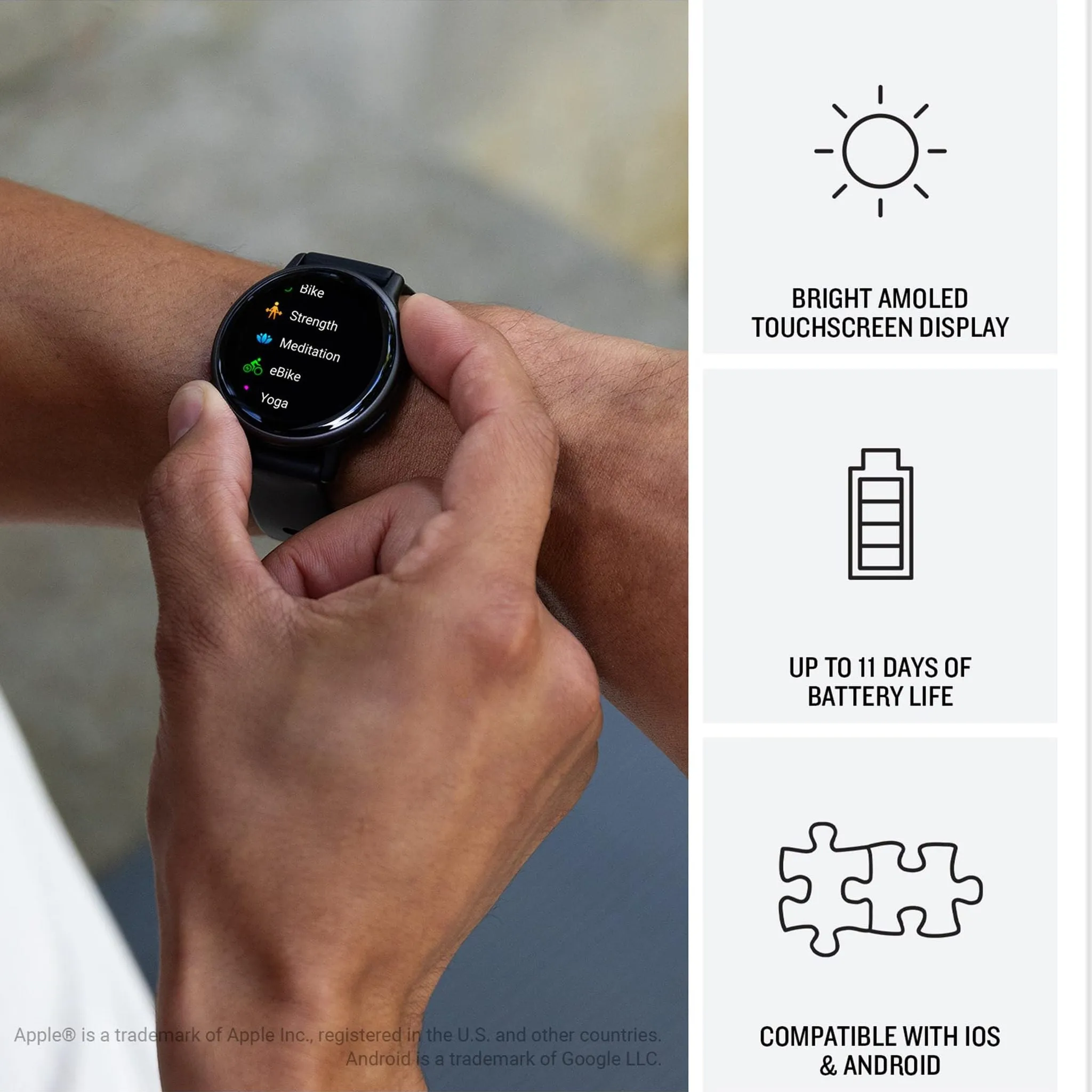Garmin vívoactive 5, Health and Fitness GPS Smartwatch (Orchid)