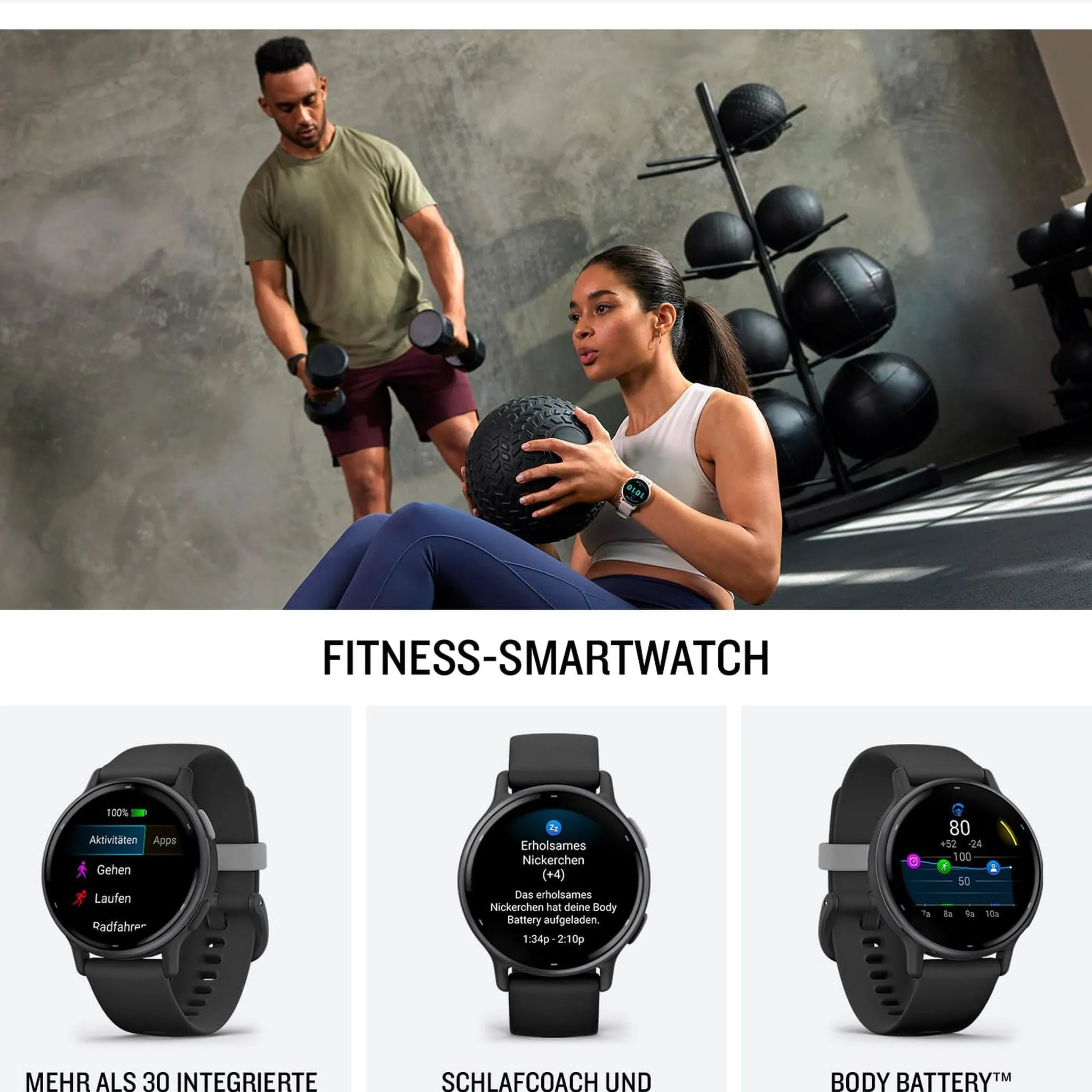 Garmin vívoactive 5, Health and Fitness GPS Smartwatch (Orchid)