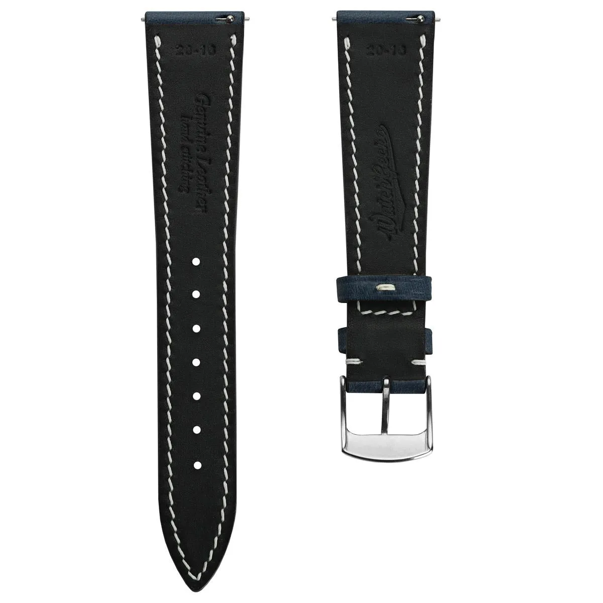 Genuine Horween Chromexcel® Watch Strap - Navy