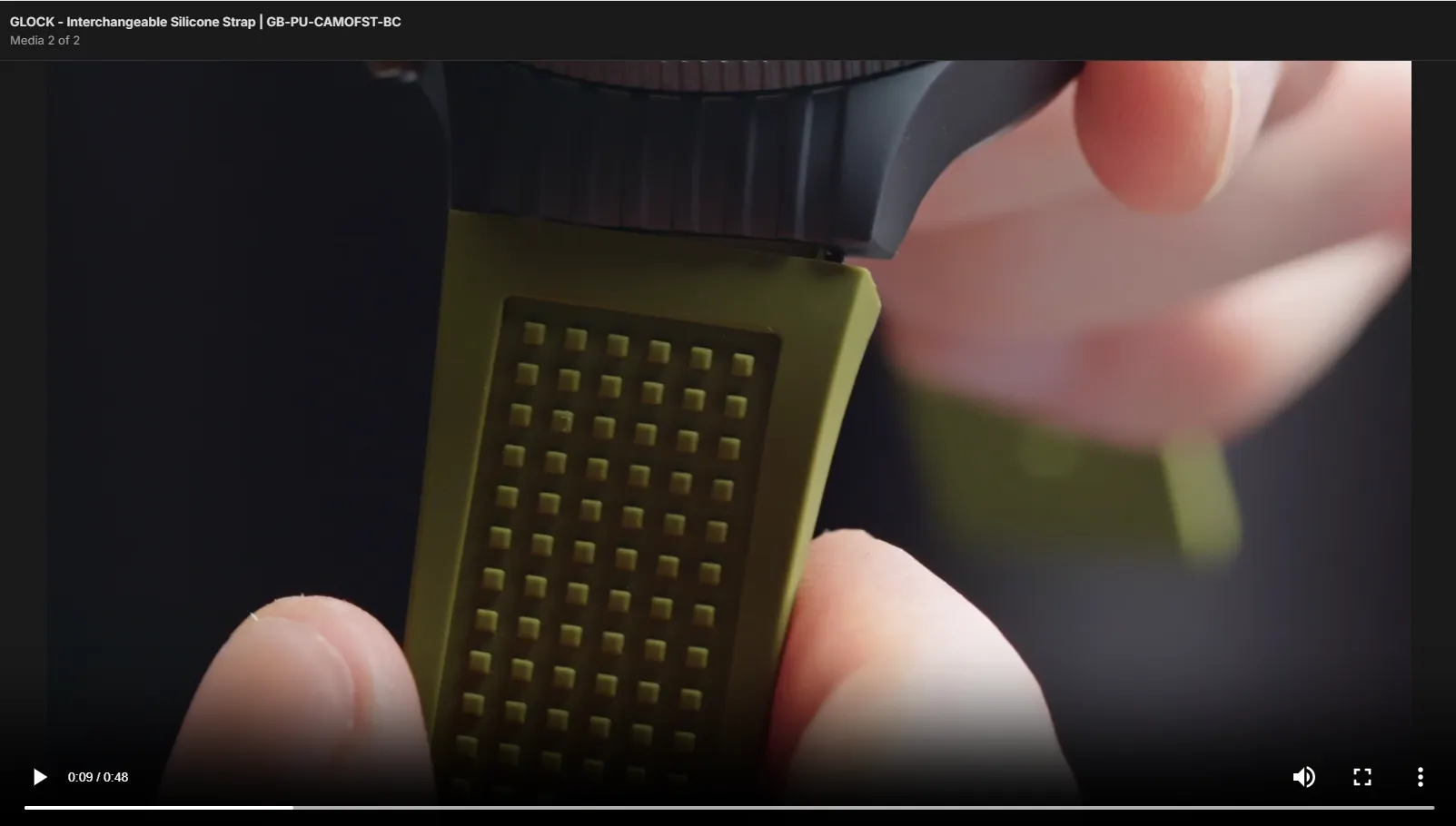 GLOCK - Interchangeable Mesh Steel Strap | GB-MESH-GOLD-SER-GC