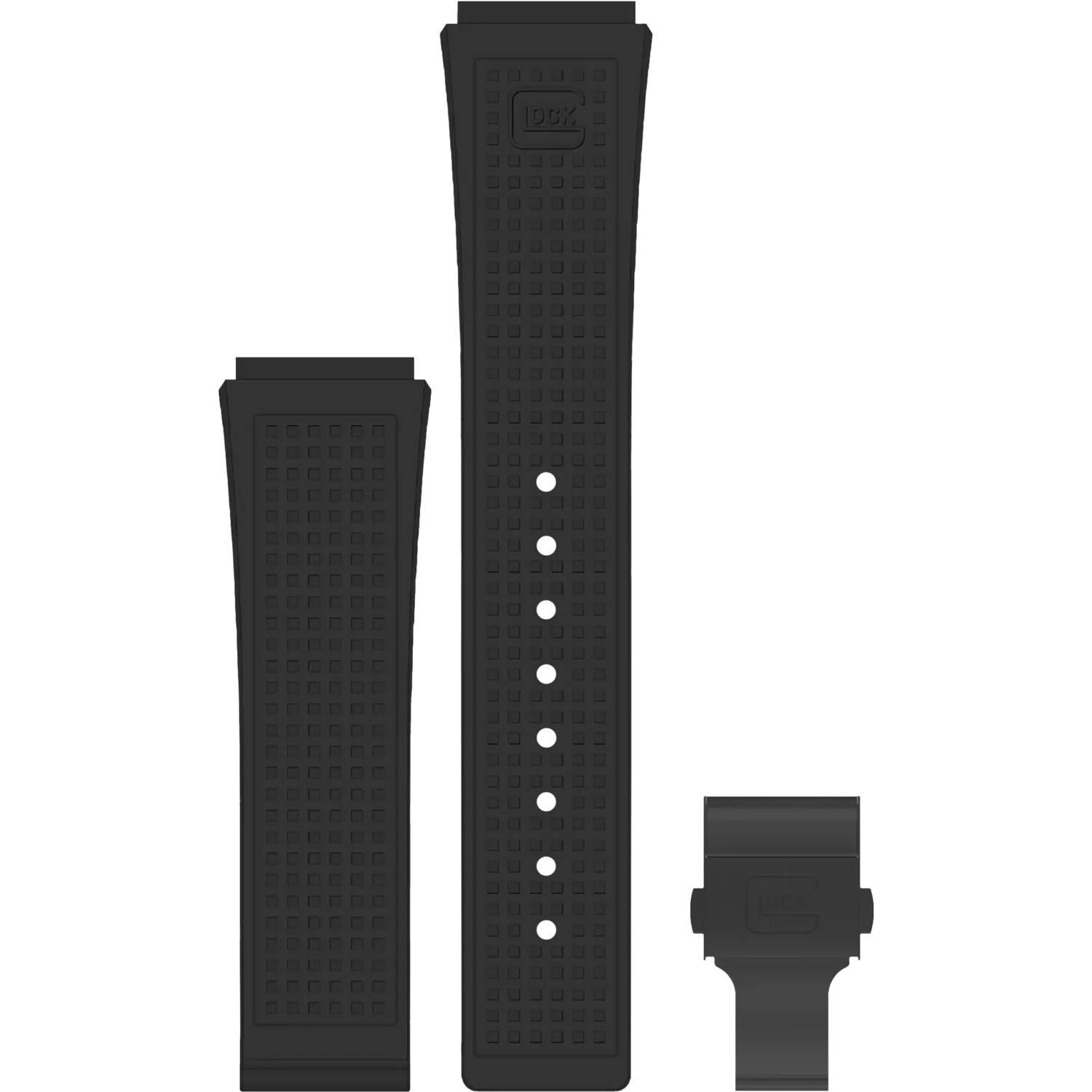 GLOCK - Interchangeable Silicone Strap | GB-PU-BLKRTF-BC