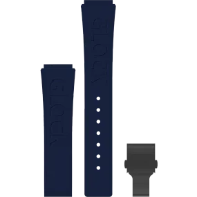 GLOCK - Interchangeable Silicone Strap | GB-PU-BLULGO-BC