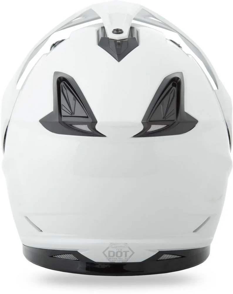 GMax GM11D White Dual Sport Helmet