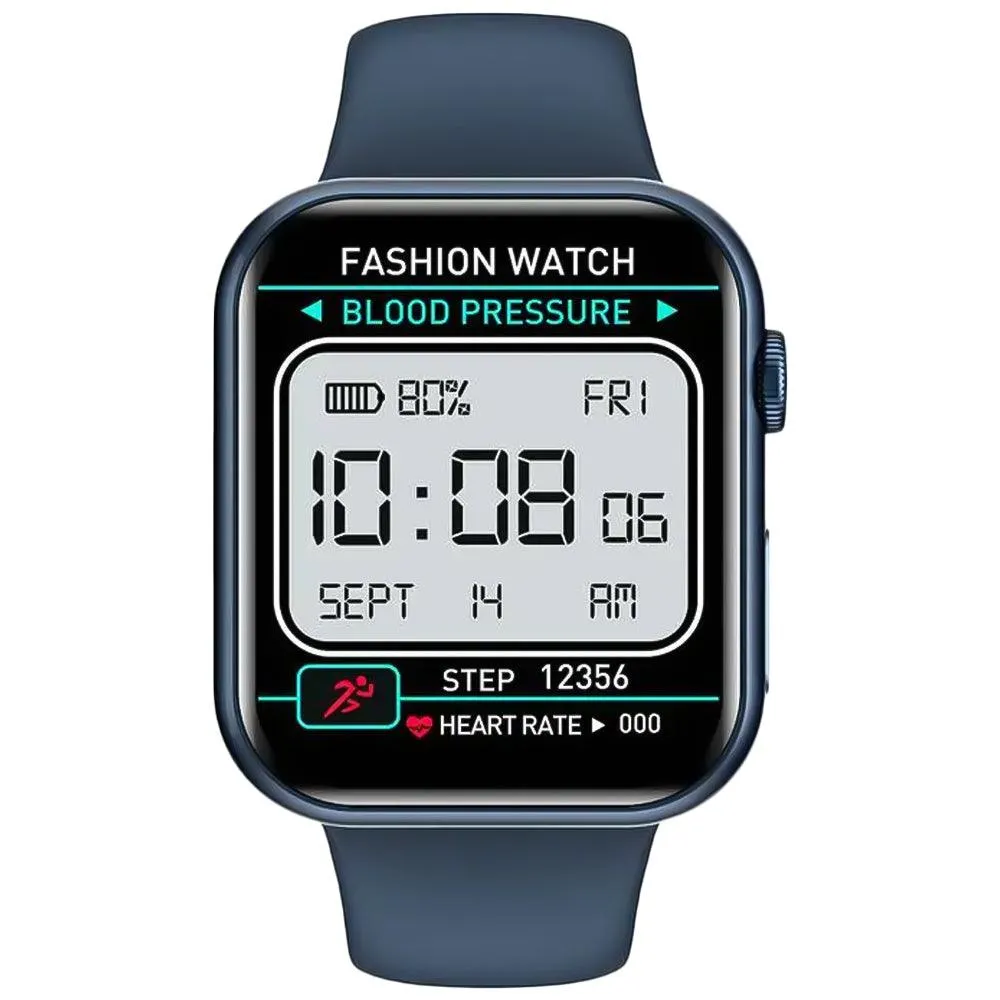 Green Lion Active Pro GNSW22 Smart Watch Blue Case With Blue Strap & Extra Strap
