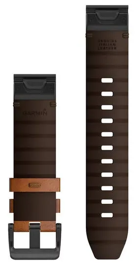 GRM Watch Band QuickFit 22 Chestnut Leather