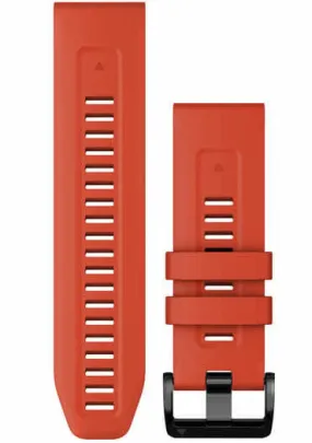 GRM Watch Band QuickFit 26 Flame Red Silicone