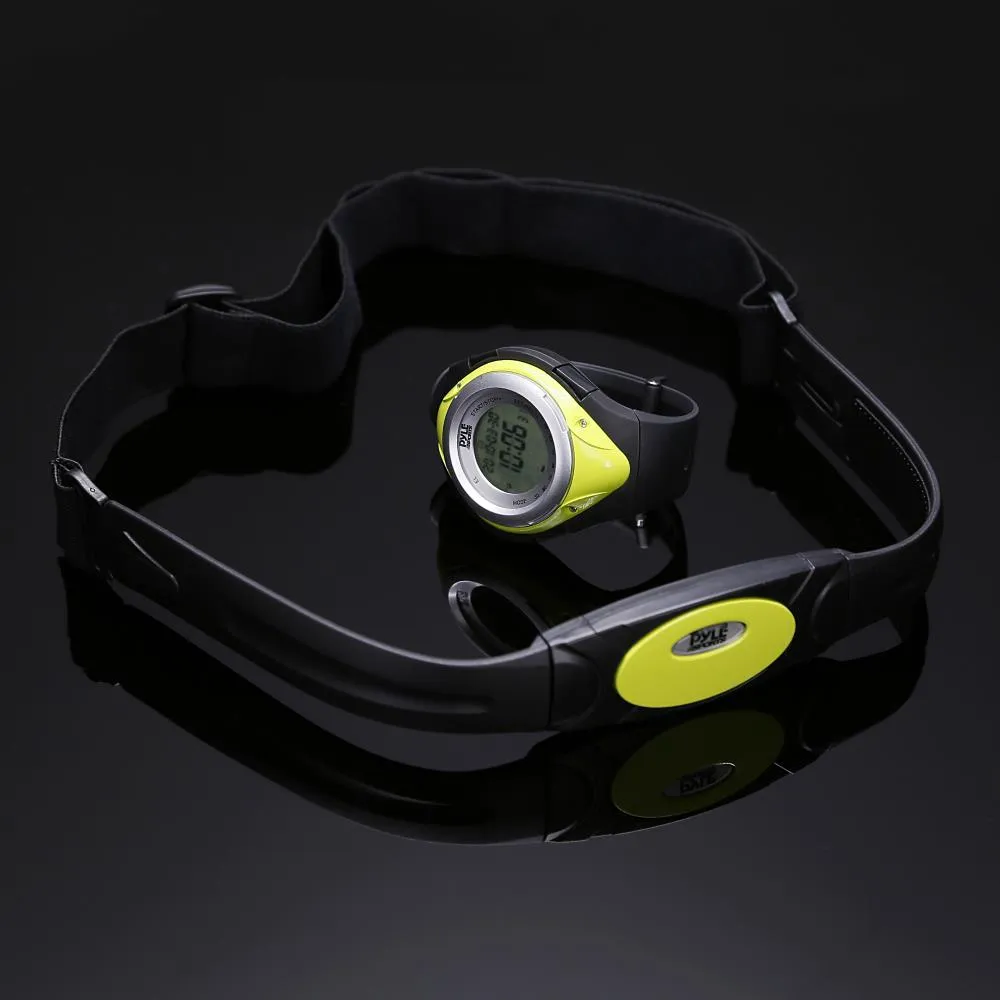 Heart Rate Monitor Watch W/Minimum, Average Heart Rate, Calorie Counter, And Target Zones(Green Color)