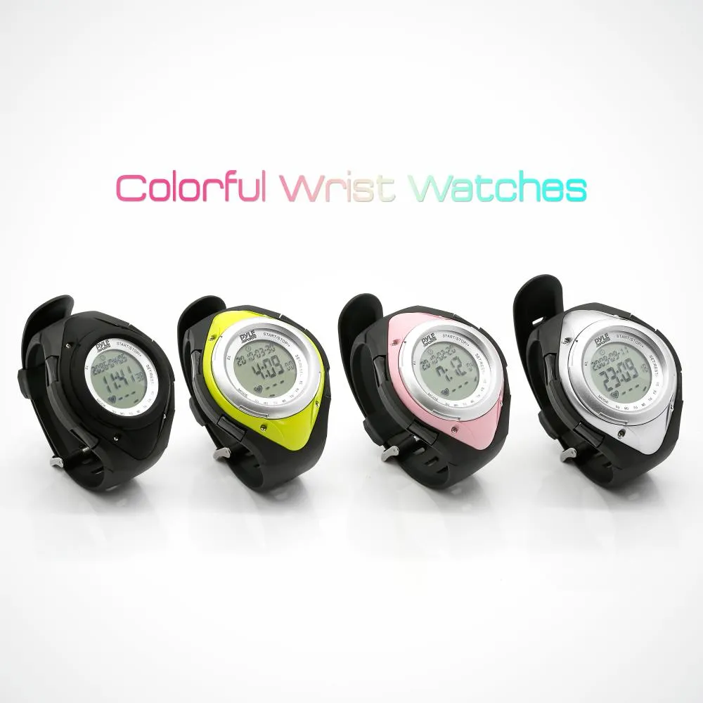 Heart Rate Monitor Watch W/Minimum, Average Heart Rate, Calorie Counter, And Target Zones(Green Color)
