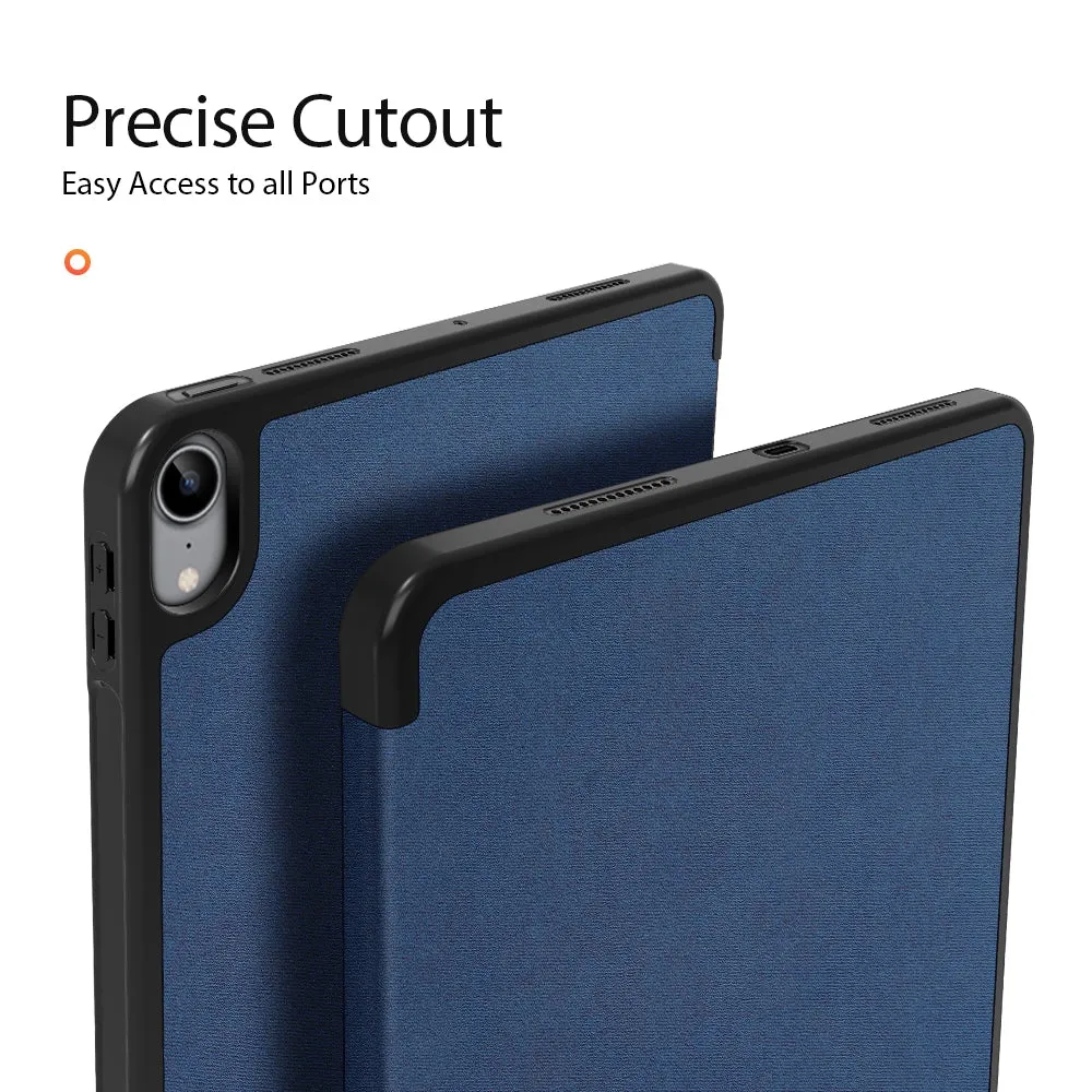 Horizontal PU Leather Case With Three-folding Holder & Pen Slot for iPad Air 4th Gen (2020),iPad Air 5th Gen (2022), iPad Air 6th Gen (2024)
