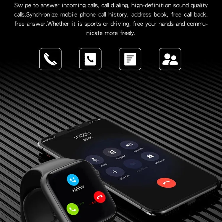 HW22 Pro 1.75" HD Smartwatch with Bluetooth Calling and Body Temperature Monitoring