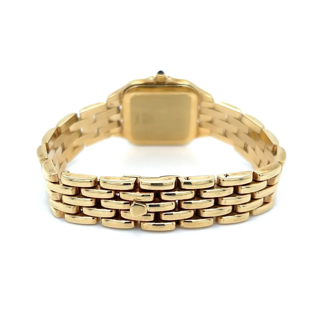 Italian Cartier Panthere Style .60tcw Diamond Dial & Bezel Watch Regard Jewelry Austin, Texas
