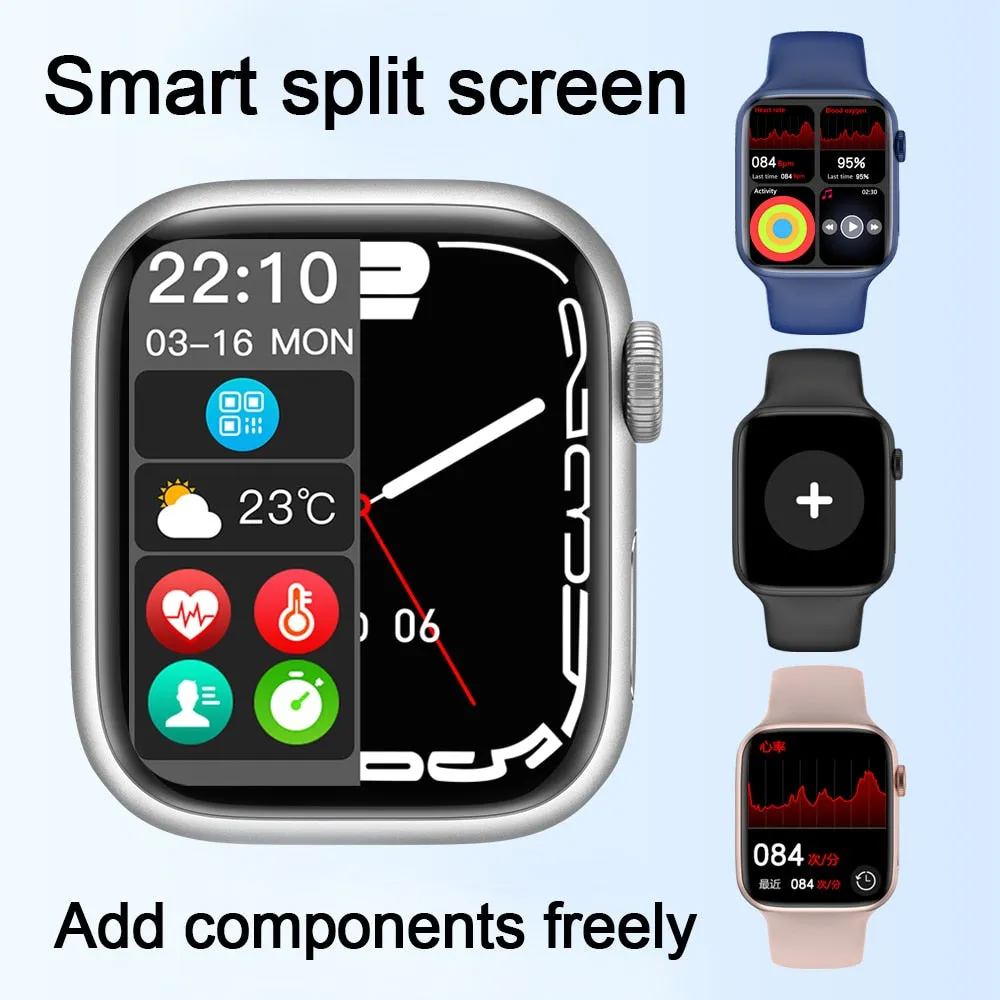 IWO PRO 2022 NEW Men Smart Watch SmartWatch NFC 90MHz High Brush 1.95IPS Large Screen 428*518 Resolution PK W58 W28 MAX DT8 MAX