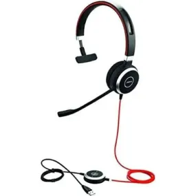 Jabra Evolve 40 UC Mono Headset USB passive Noise Cancellation