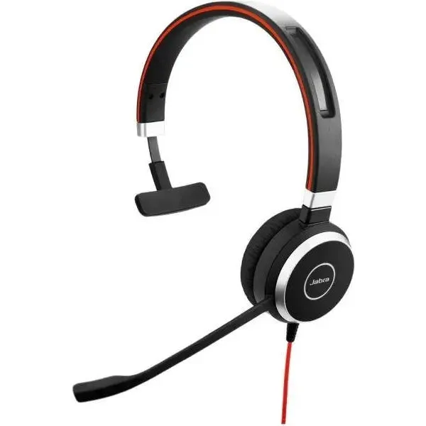Jabra Evolve 40 UC Mono Headset USB passive Noise Cancellation