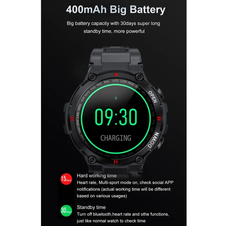 K22 Smartwatch with 1.28" IPS Display, Menstrual Cycle Alerts, Bluetooth Calling, and Sleep Tracking