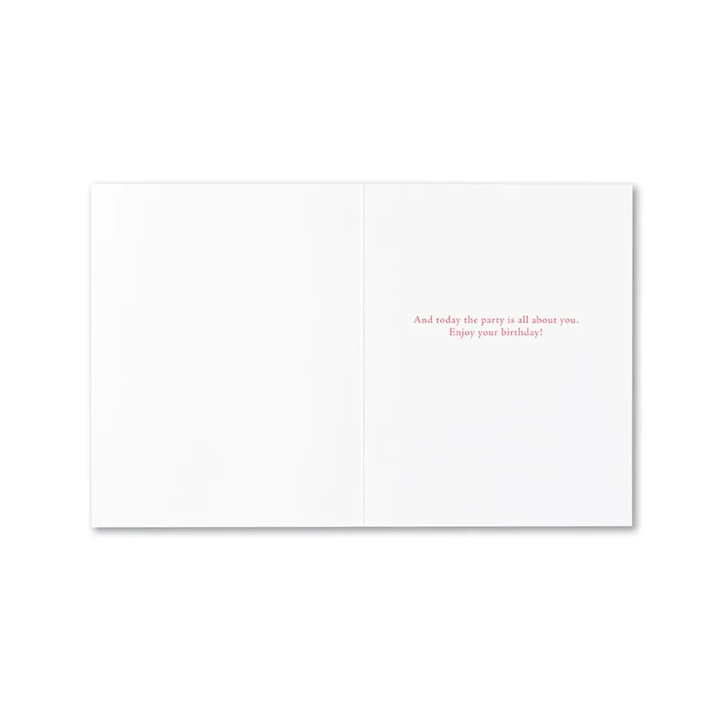 Life Is The Best Party Birthday Card