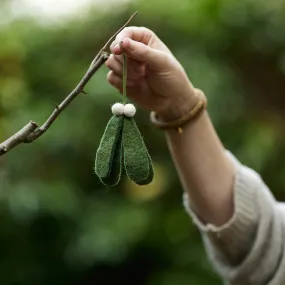 LISSO Felt Mistletoe Hanging Decoration Pack 5 (WS)