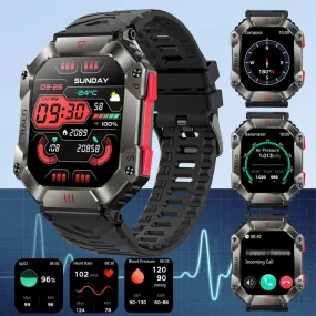 Men's Smartwatch with GPS, Barometer, Compass, and Bluetooth Call