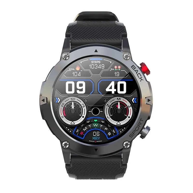 Military 2023 HD LCD Bluetooth Tactical Smart Watch