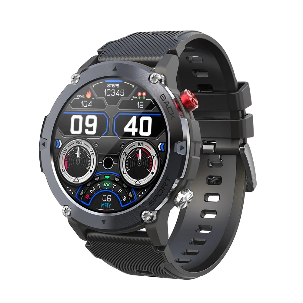 Military HD LCD Bluetooth Android / IOS Smart Watch