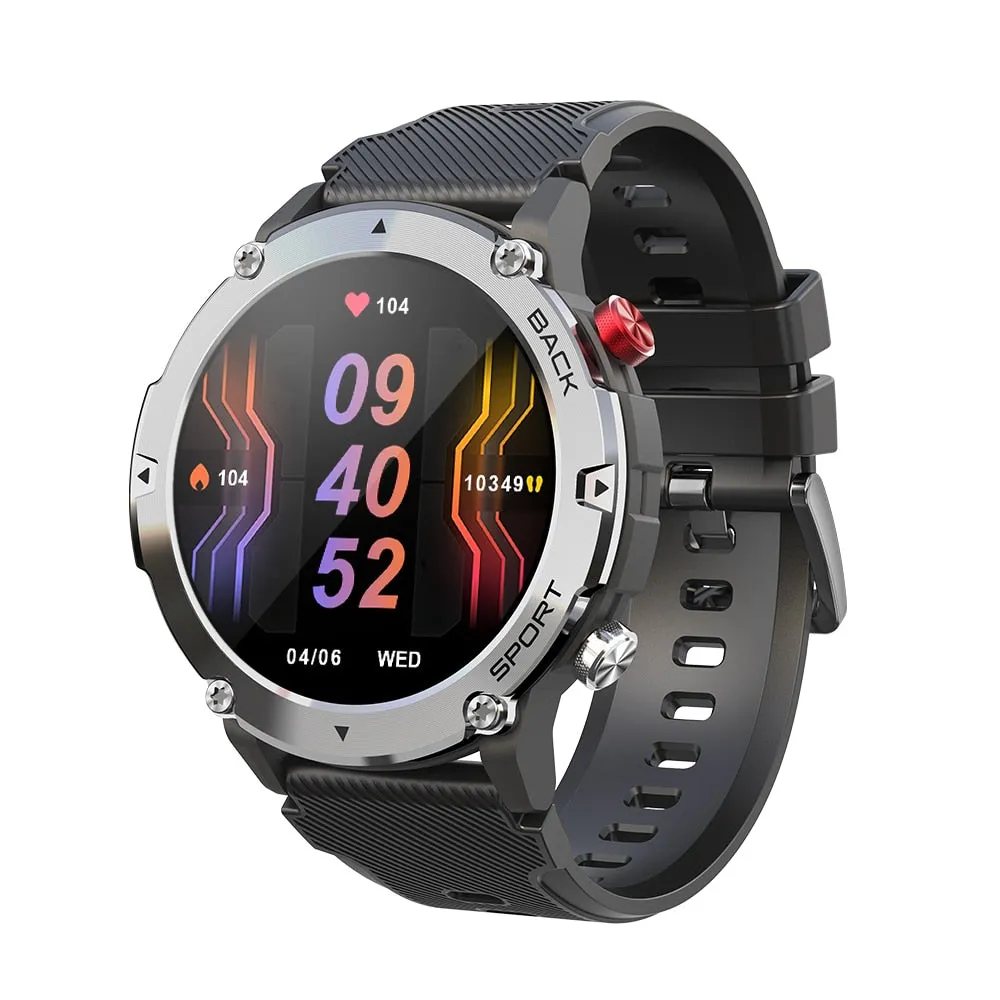 Military HD LCD Bluetooth Android / IOS Smart Watch
