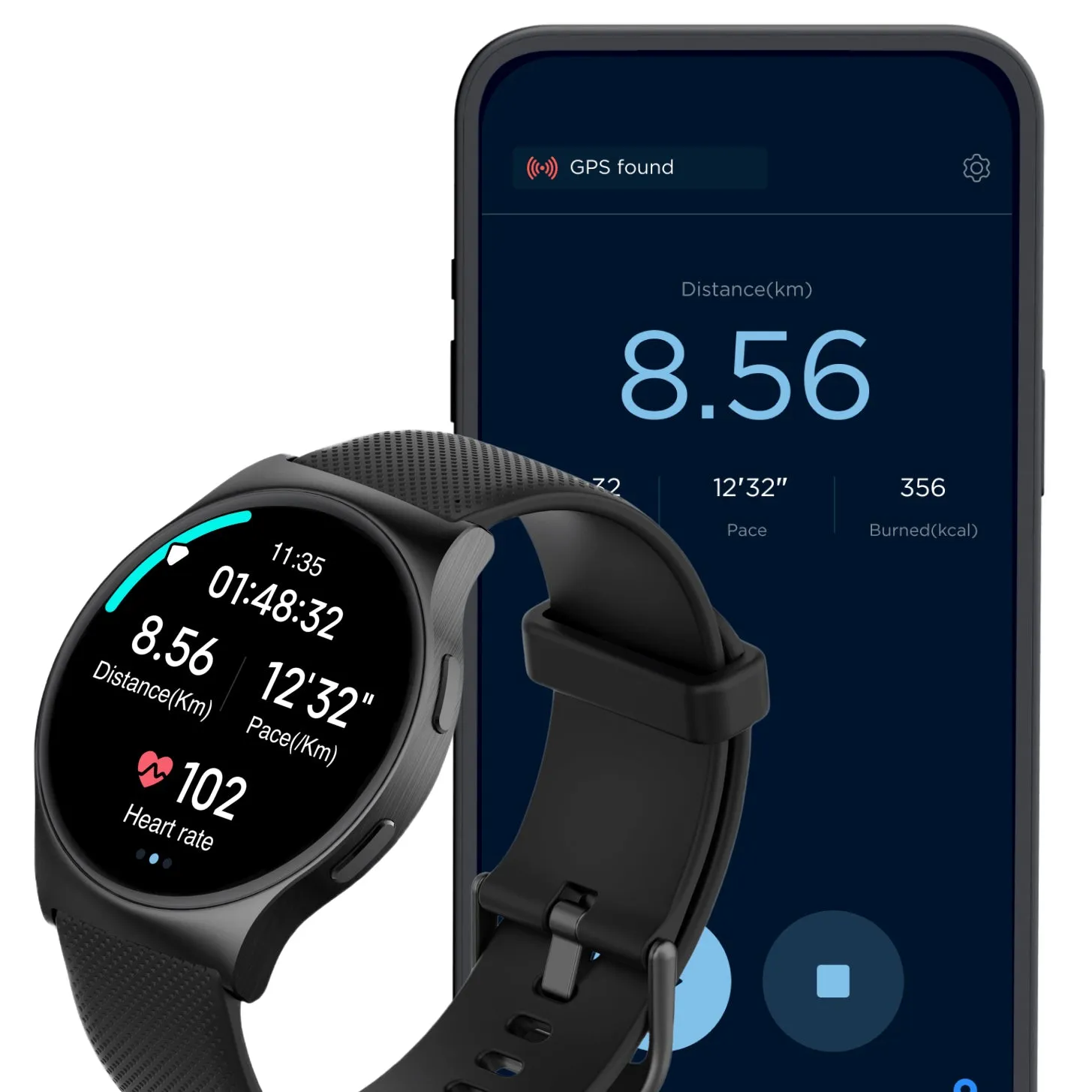 Motorola Moto Watch 120 - Phantom Black