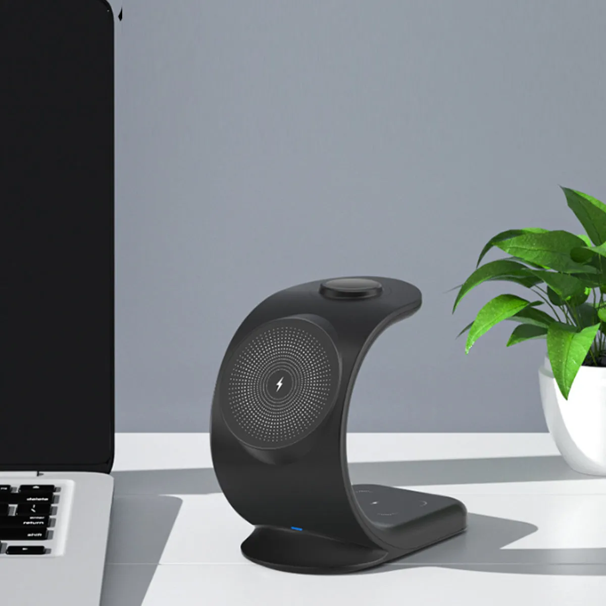 Multitasker Optimal Charging Dock 3 In 1 For iPhone, Apple Watch And Air Pods