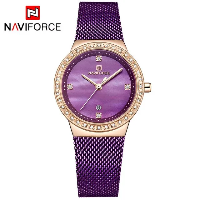 NAVIFORCE Luxury Fashion Quartz Watch Women