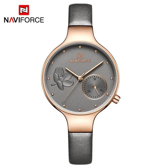 NAVIFORCE Women Fashion Blue Quartz Watch