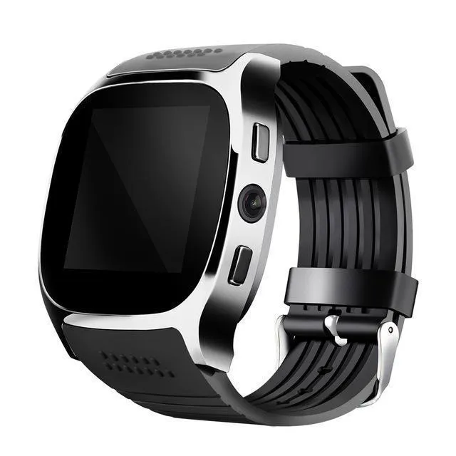 New Bluetooth Smart Watch with Camera Music Player Facebook Whatsapp Sync SMS Support SIM TF Card for Android
