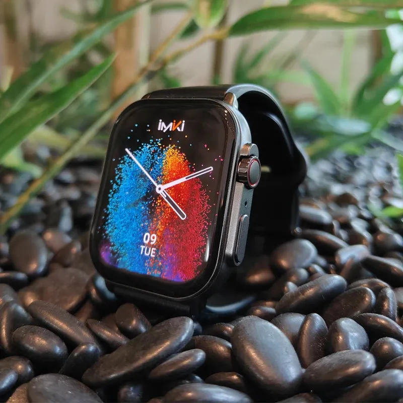 New IMIKI SF1 Smart Watch 2.01" AMOLED Display 1000nits BT Calling