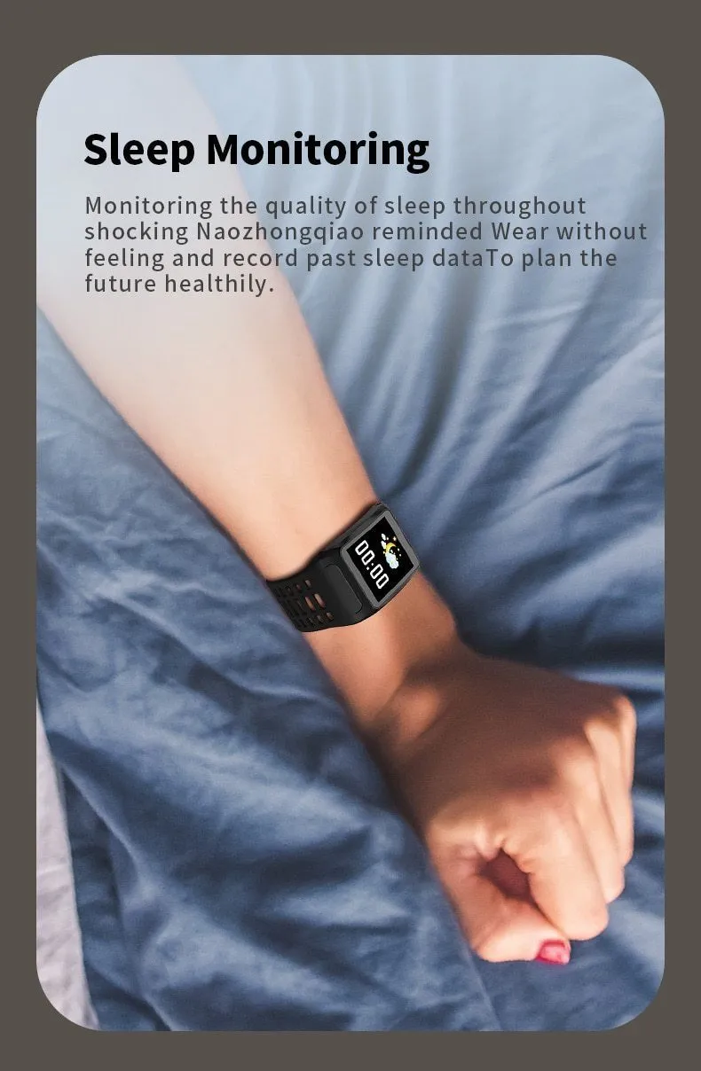 New IP67 Waterproof Bluetooth Pedometer Heart Rate Monitor Colour Display Smart Watch For Android iOS