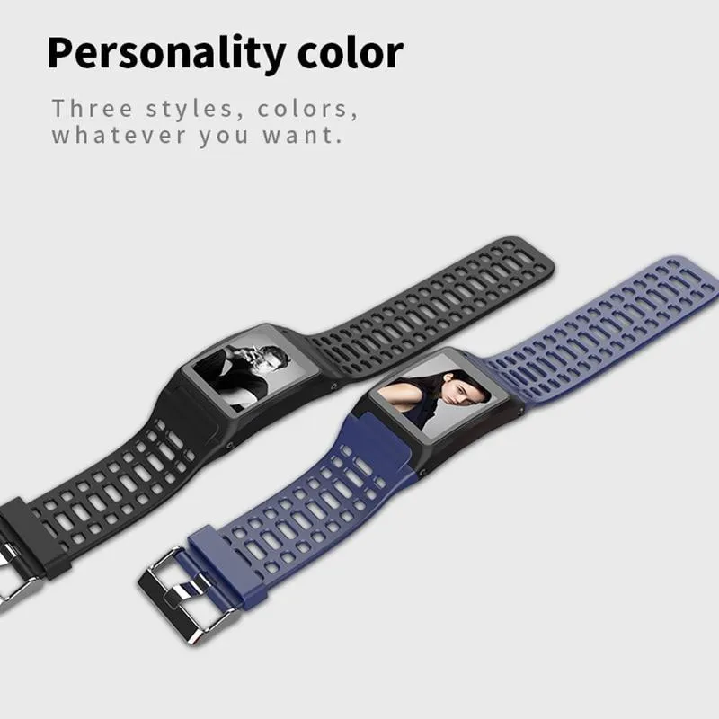 New IP67 Waterproof Bluetooth Pedometer Heart Rate Monitor Colour Display Smart Watch For Android iOS