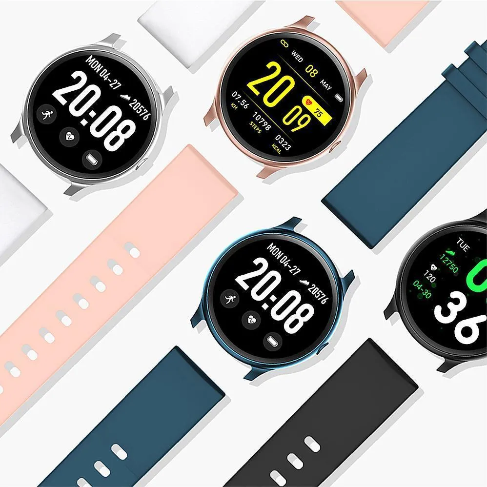 New IP67 Waterproof Multiple Sport Mode Heart Rate Fitness Tracker Weather Forecast Bluetooth Smartwatch