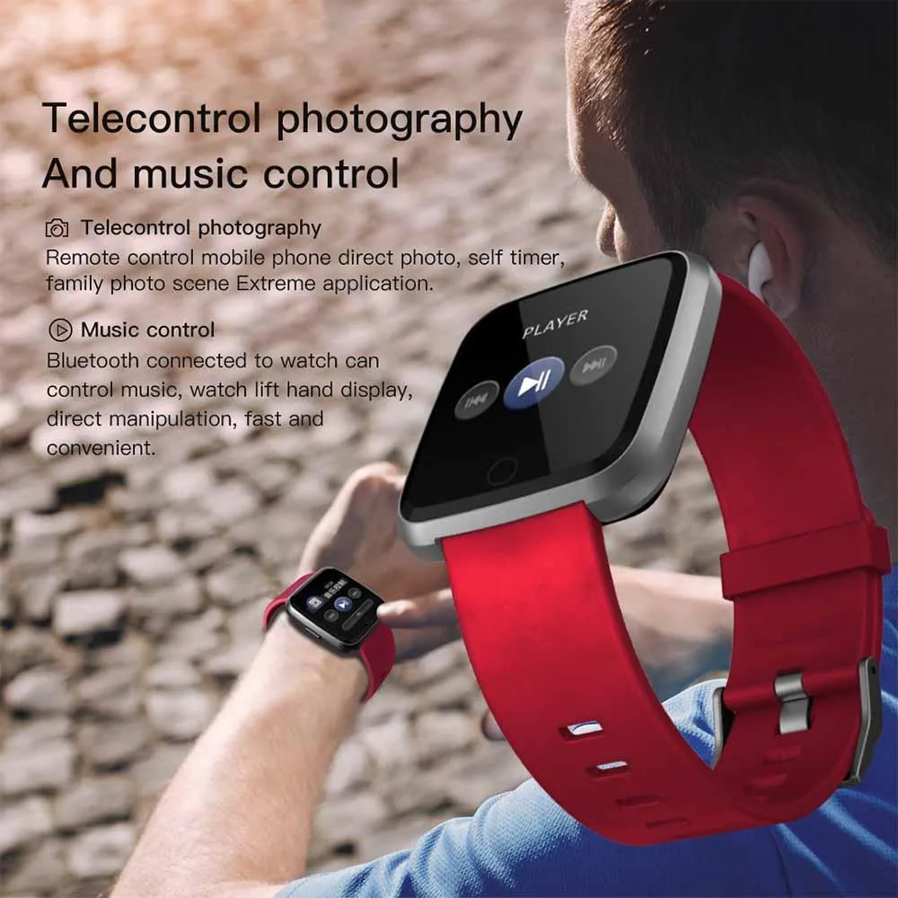New Long Standby Time Smart Watch Blood Pressure Oxygen Smartwatch Waterproof Heart Rate Monitor for IOS Android