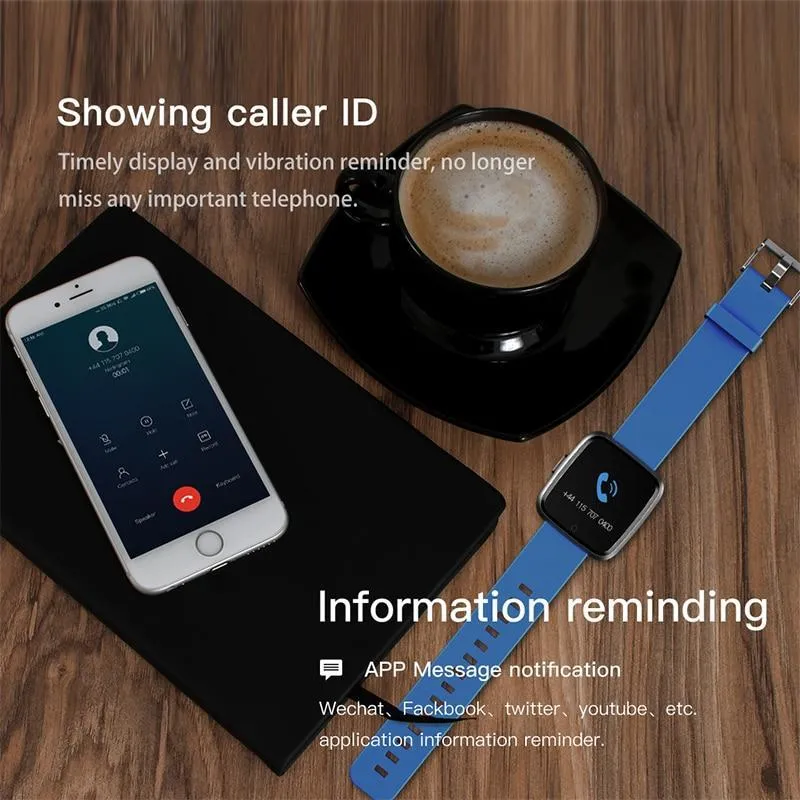 New Long Standby Time Smart Watch Blood Pressure Oxygen Smartwatch Waterproof Heart Rate Monitor for IOS Android