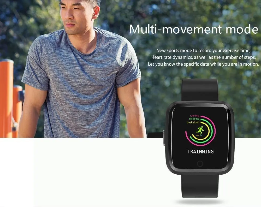 New Long Standby Time Smart Watch Blood Pressure Oxygen Smartwatch Waterproof Heart Rate Monitor for IOS Android