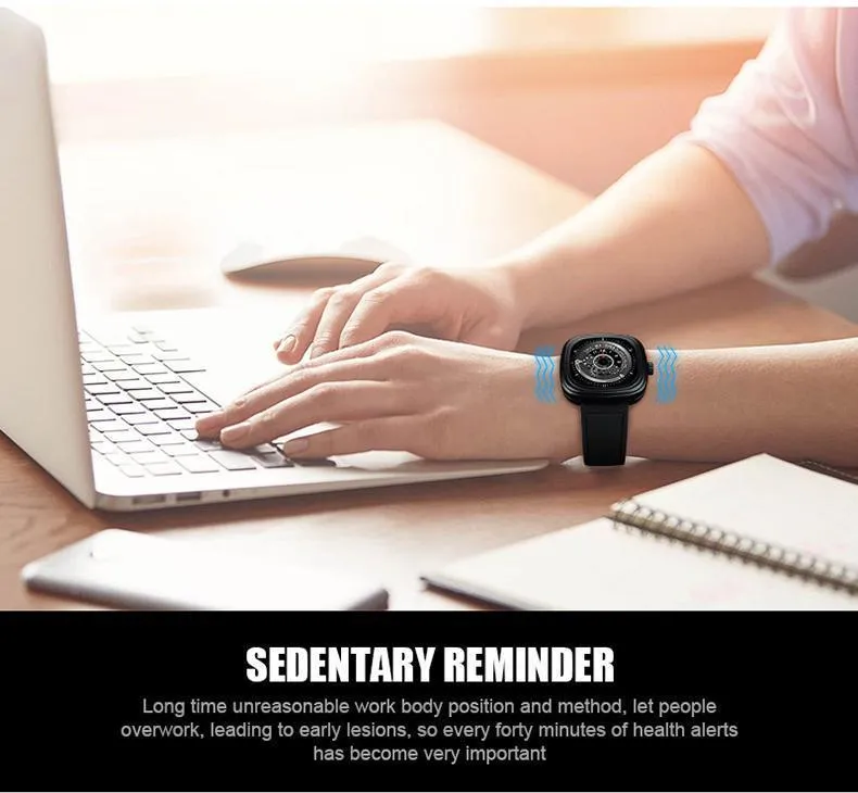 New Luxury Sports Bluetooth Smart Watch with Heart Rate Monitor Smartwatch Clock Touch Screen Android