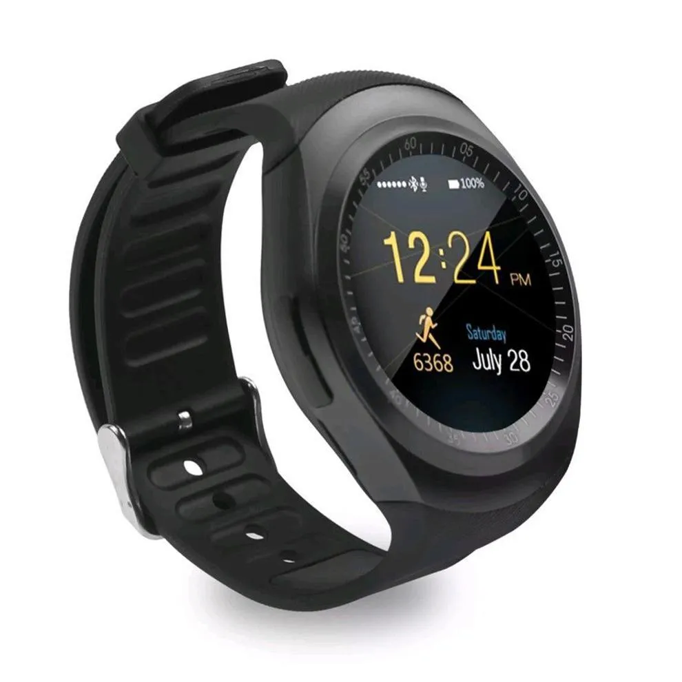 New Simplistic Round Business Smart Watch Support Nano SIM &TF Card with Whatsapp & Facebook for IOS Android