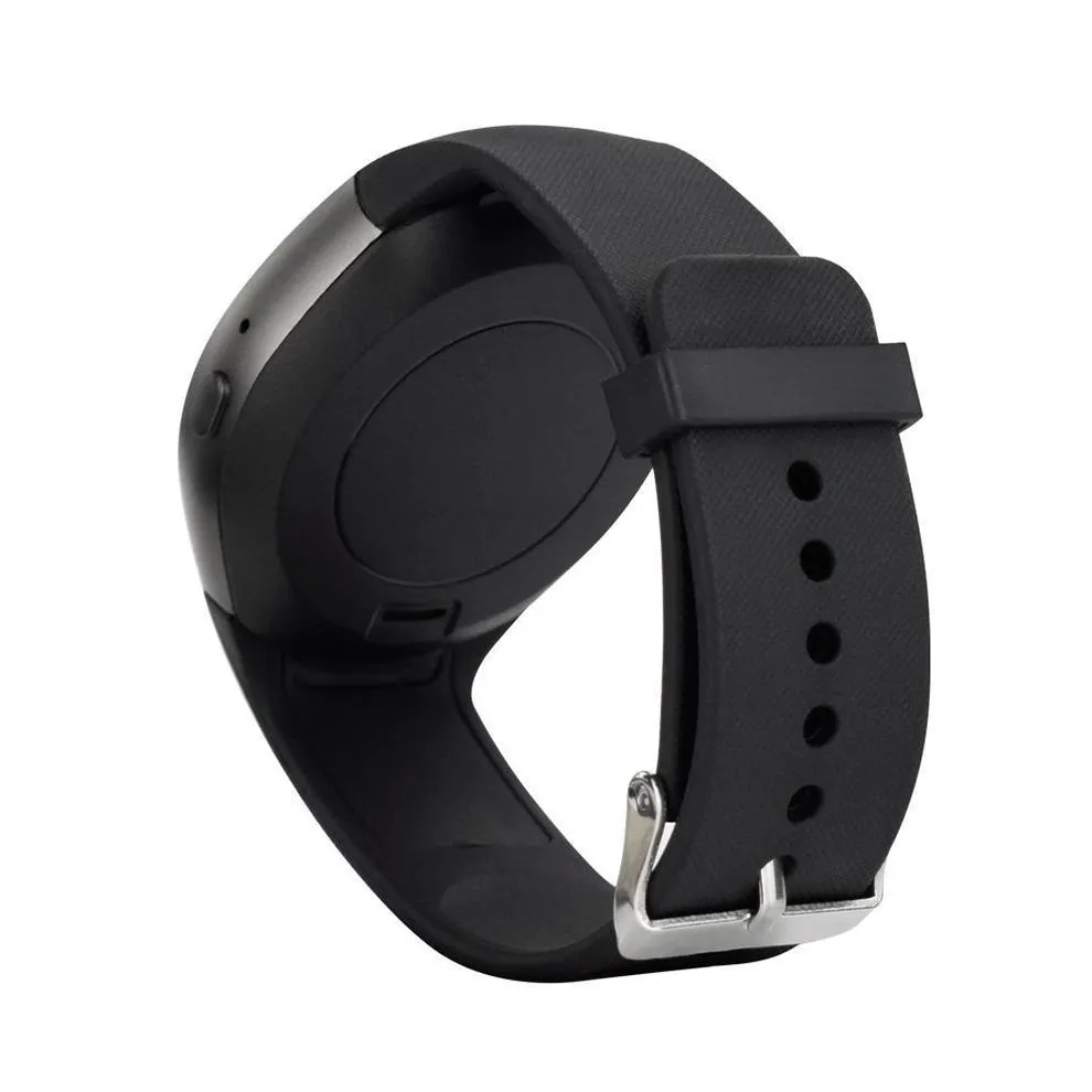 New Simplistic Round Business Smart Watch Support Nano SIM &TF Card with Whatsapp & Facebook for IOS Android