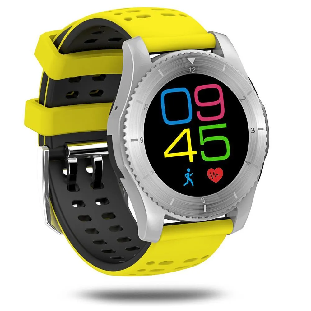 New Smart Watch Phone GPS Heart Rate Monitor Pedometer Blood Press Pedometer Stopwatch for Android IOS