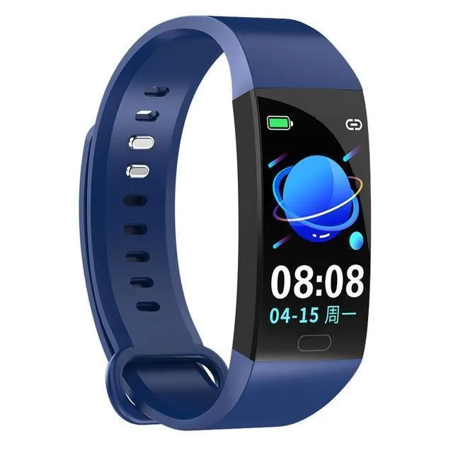 New Sport Fitness Tracker Waterproof Heart Rate Monitor Smart Wristband Watch For iPhones Android