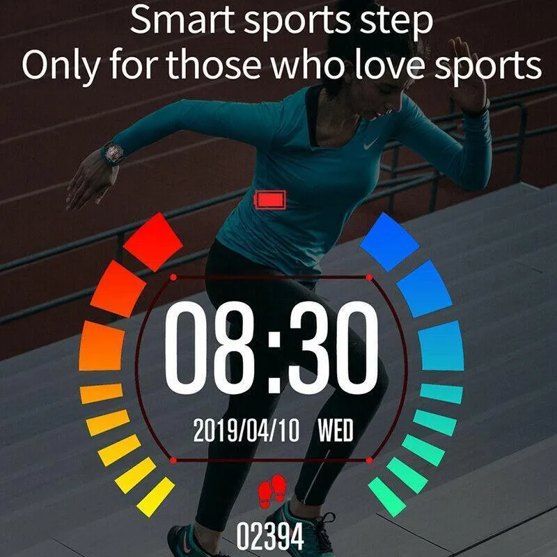 New Waterproof Heart Rate Monitor Fitness Tracker Smart Watch For iPhone Xiaomi
