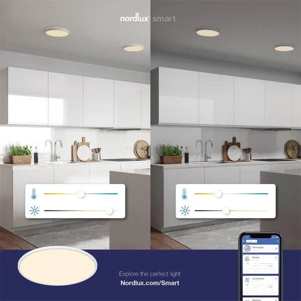 Oja 29 Smart LED Ceiling Light in White
