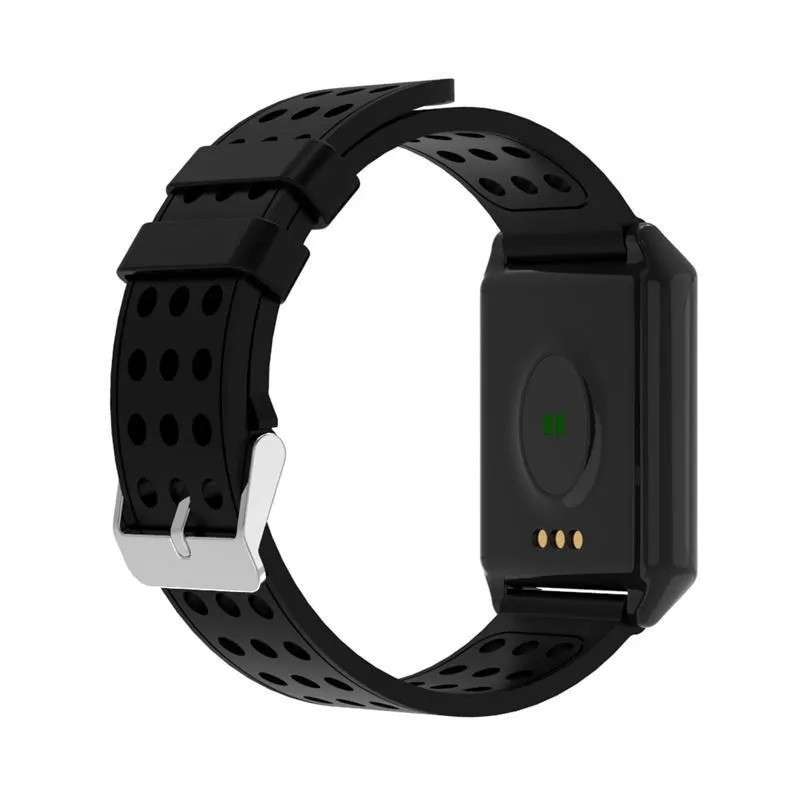 OLED Colour Screen Smart Watch Blood Oxygen Pressure Heart Rate Monitor Pedometer for Android IOS Windows