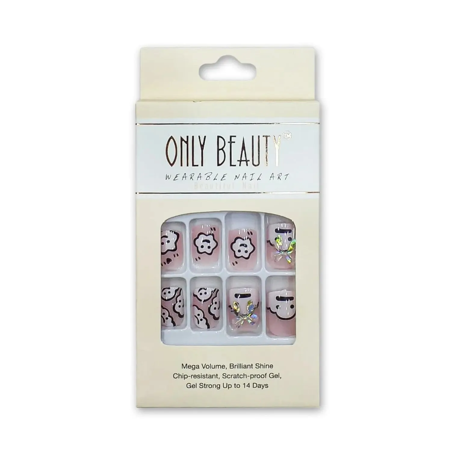 Only Beauty Wearable Nail Art 12pcs