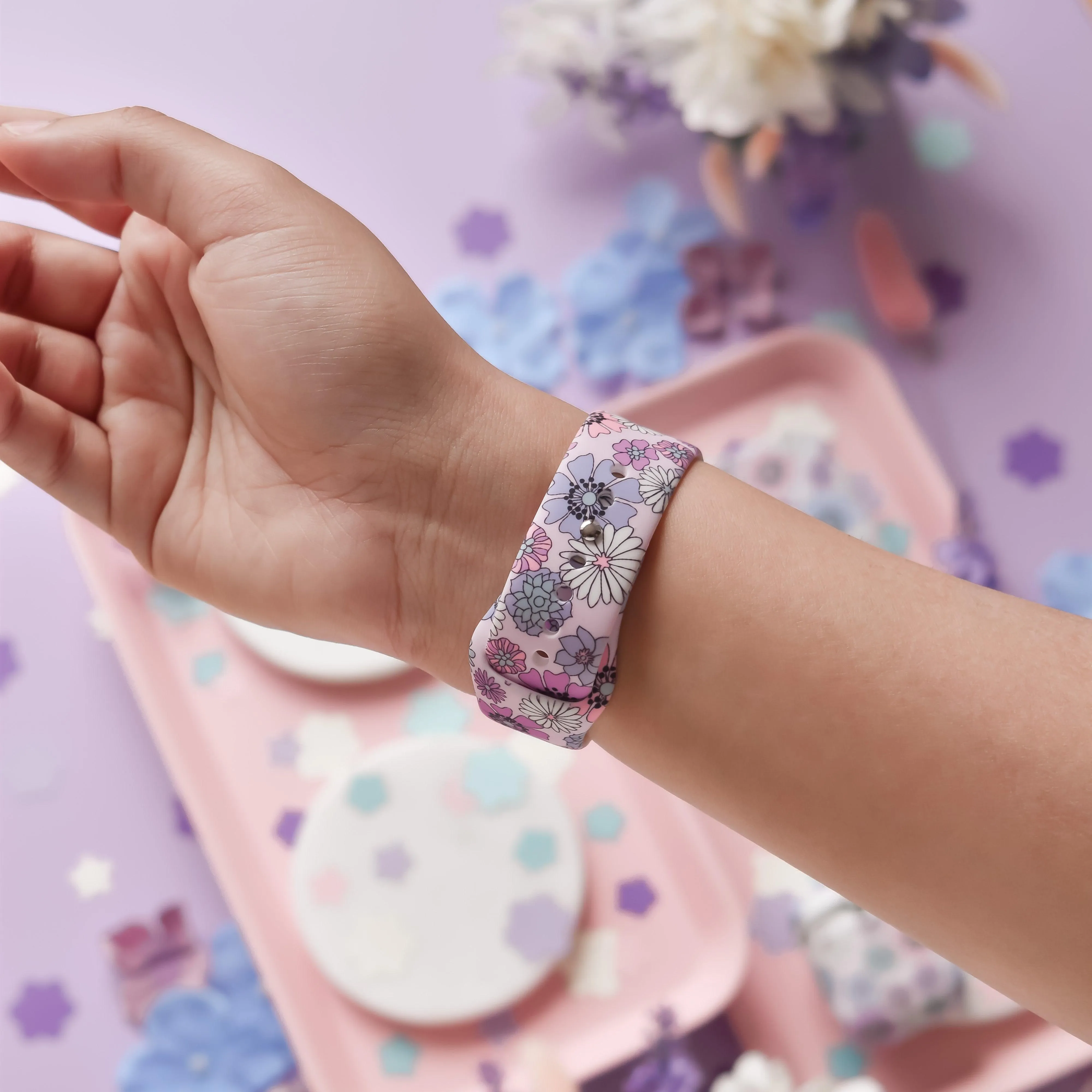 Pastel Flowers Apple Watch Strap
