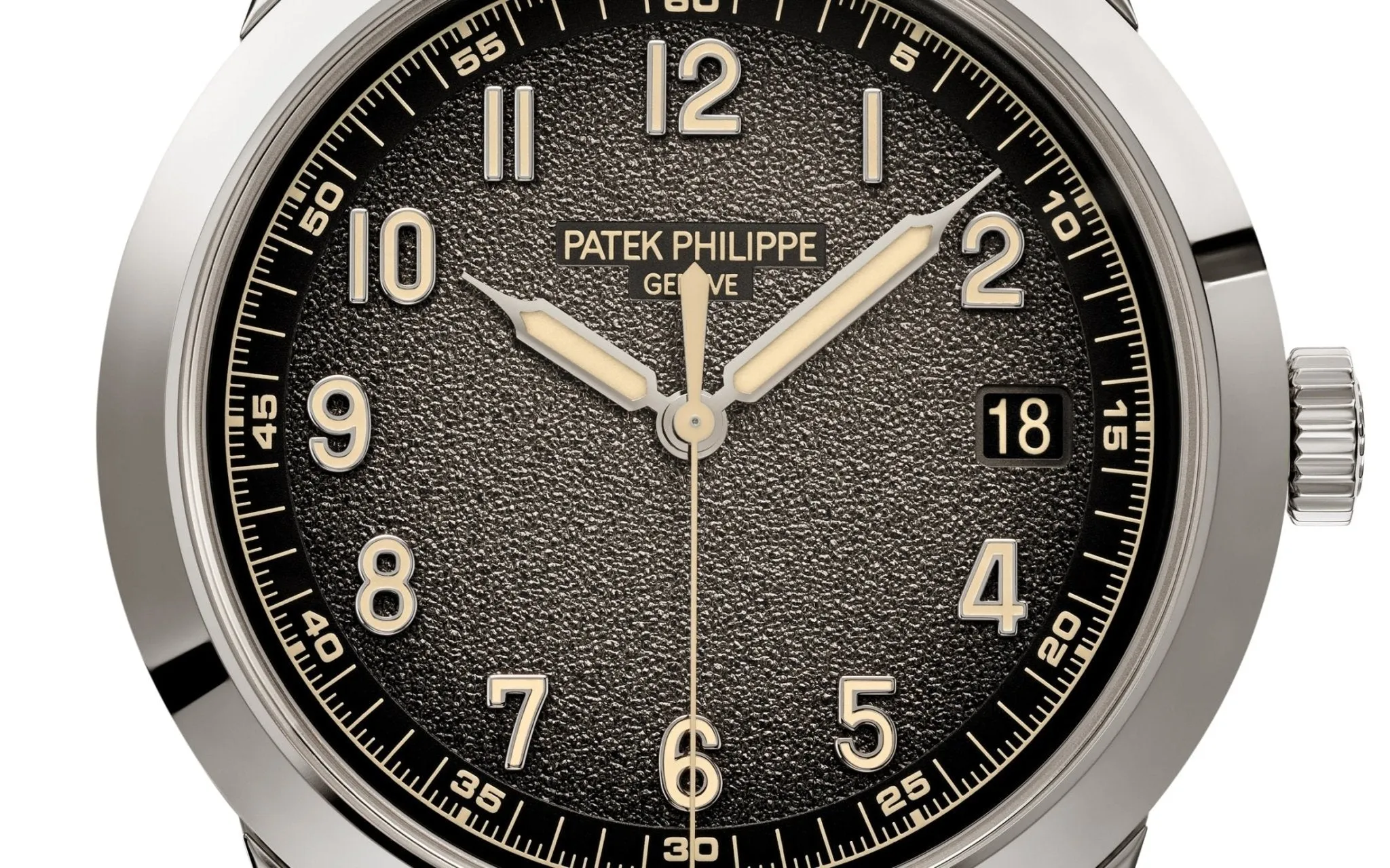 Patek Philippe Calatrava 40mm 18k White Gold 40mm Textured Dial 5226G-001