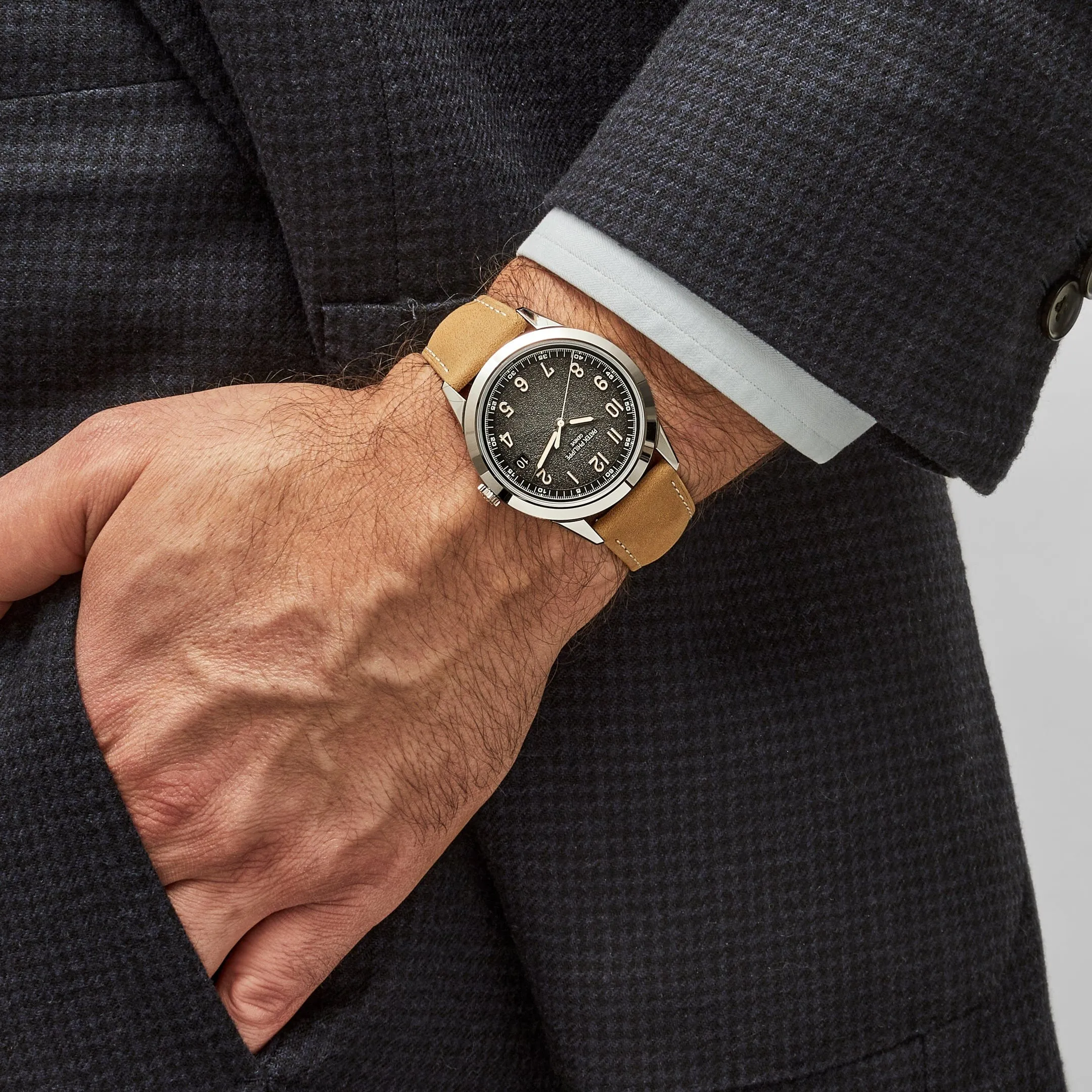 Patek Philippe Calatrava 5226G-001 White Gold Charcoal Dial Date (2023)